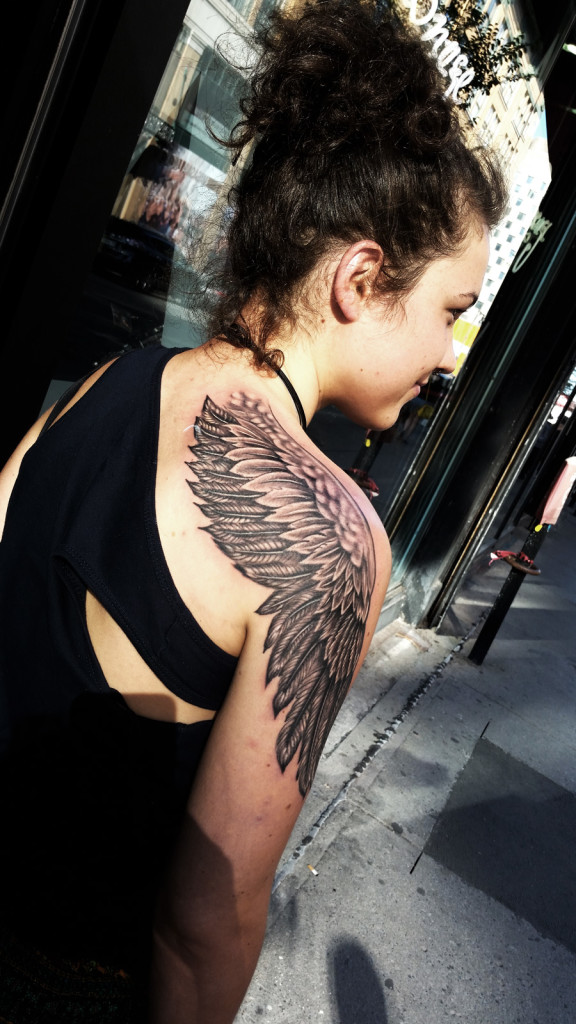 Angel Demon Wings Tattoos Lasting Tattoo Stickers Waterproof Fake Tattoo  For Woman Men Back Shoulder Tattoo Wings Temporary Tattoo From Soapsane,  $1,023.36 | DHgate.Com