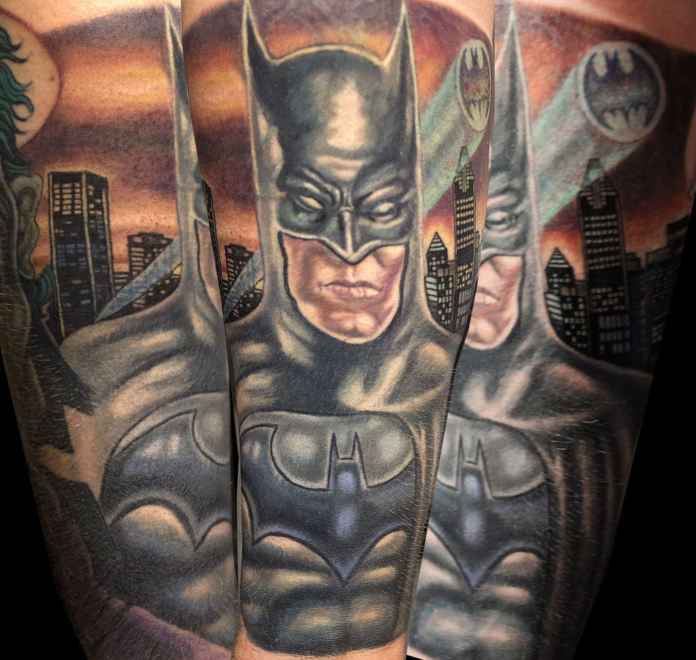 Venetian Tattoo Gathering : Tattoos : Realistic : Batman Tattoo