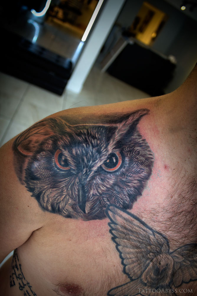 12 Best Owl Neck Tattoo Ideas  PetPress