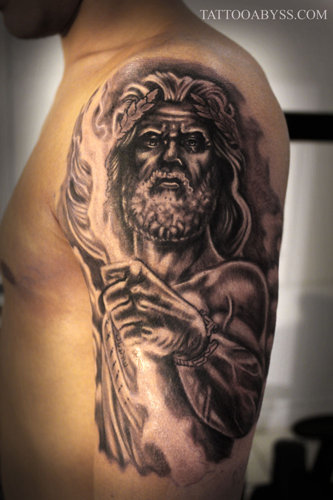 Zeus Sleeve Tattoo Best Tattoo Ideas