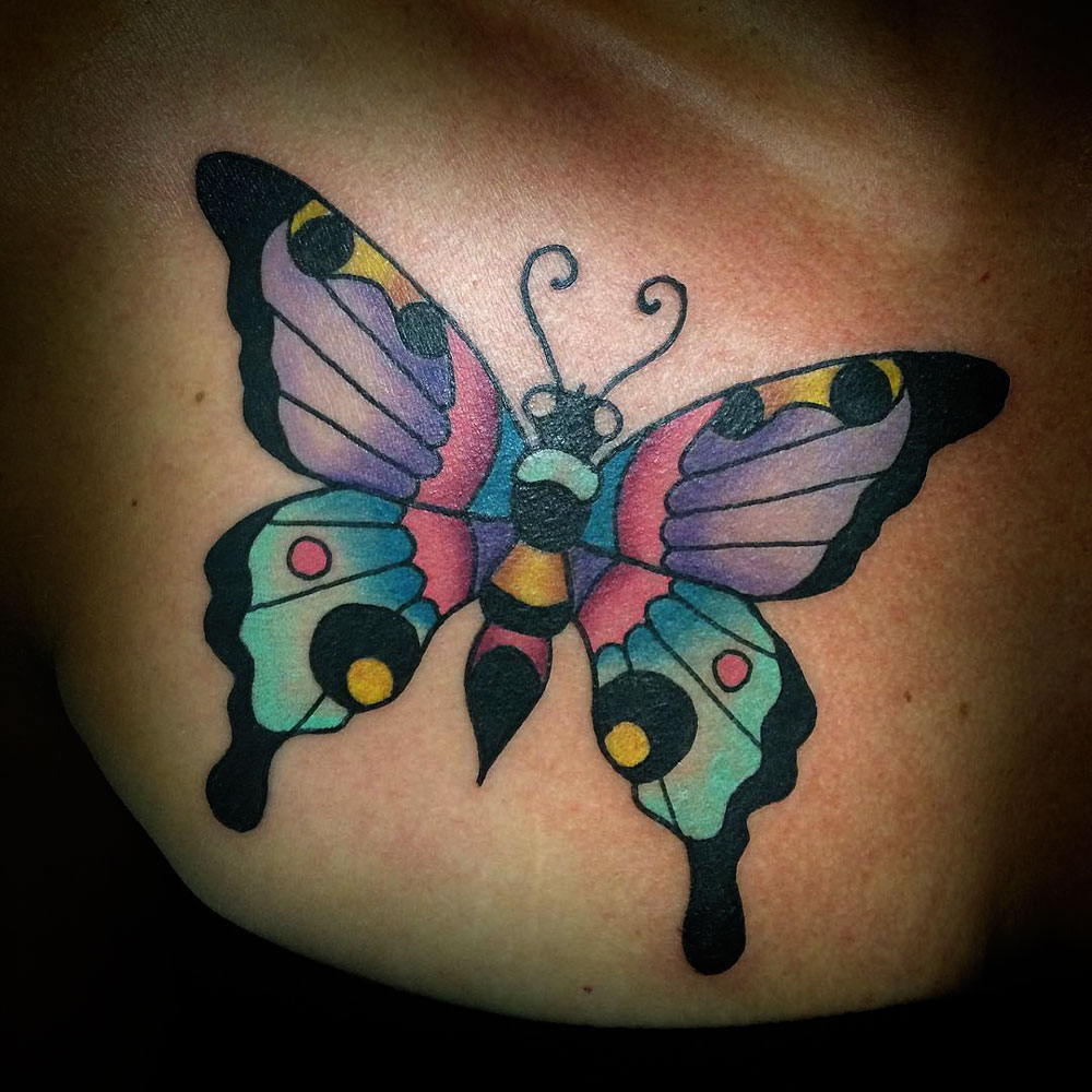 Butterfly Tattoo png download  645595  Free Transparent Butterfly png  Download  CleanPNG  KissPNG