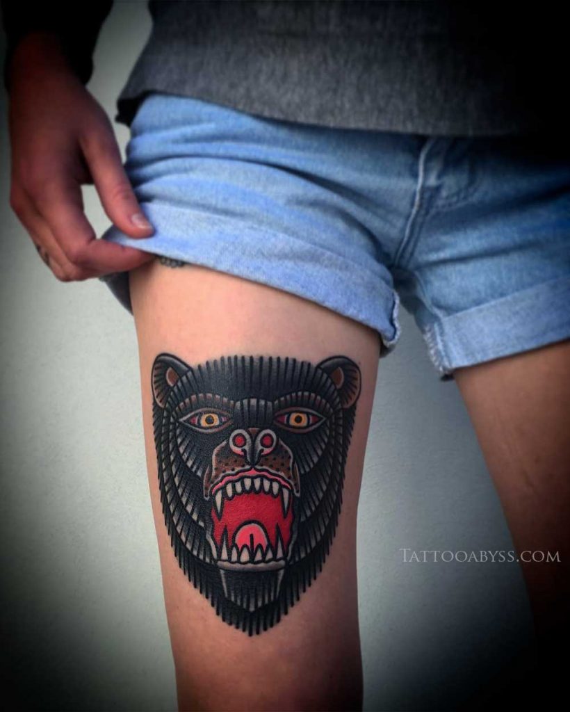 13 Beautiful Tribal Bear Tattoo  Only Tribal