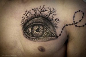 steam-punk-eye-forest-tattoo-abyss