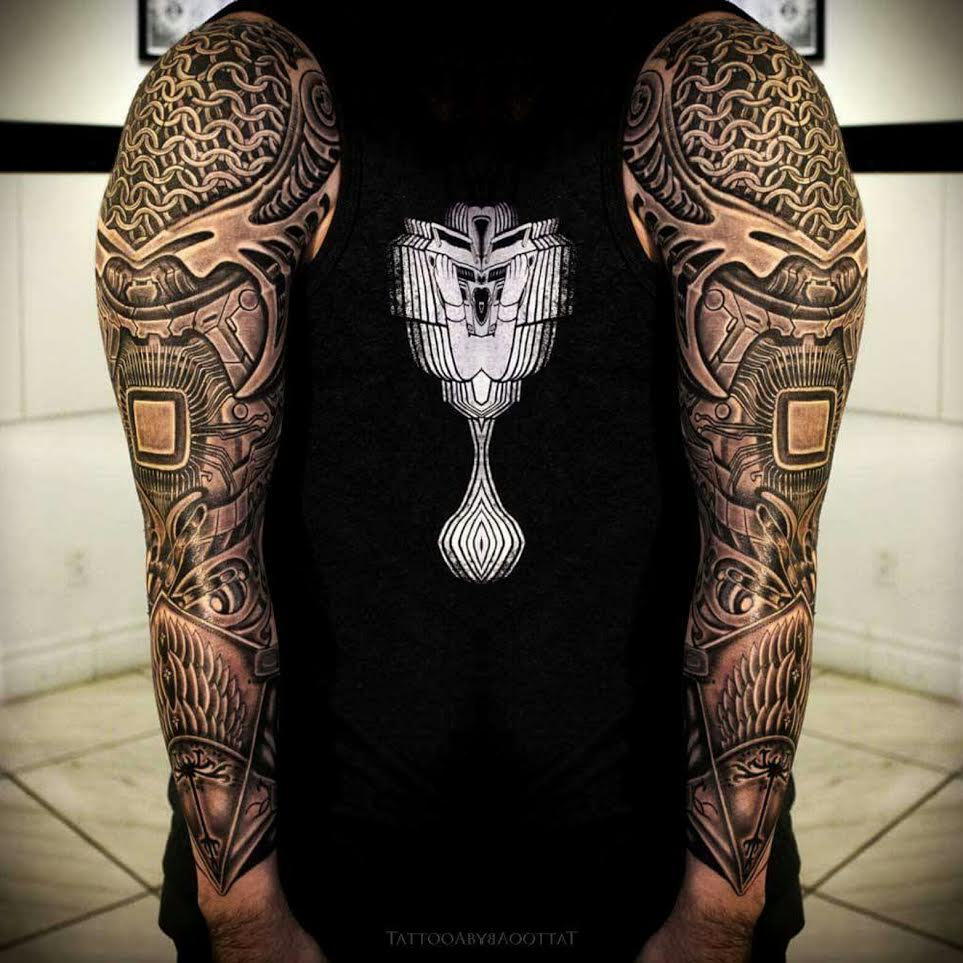 30 Awesome Steampunk tattoo designs  Art and Design  Mechanical sleeve  tattoo Biomechanical tattoo Tattoo sleeve designs