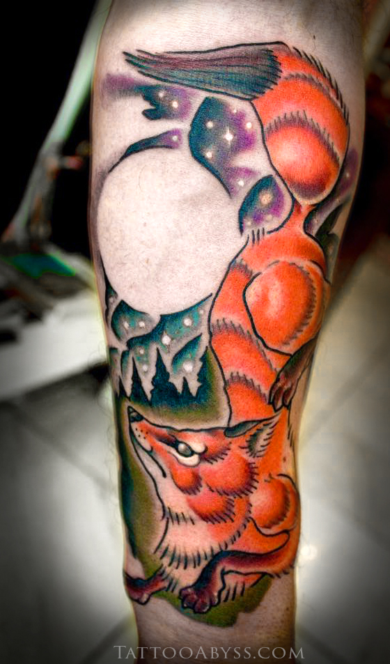 fox-neotraditional-tattoo-abyss
