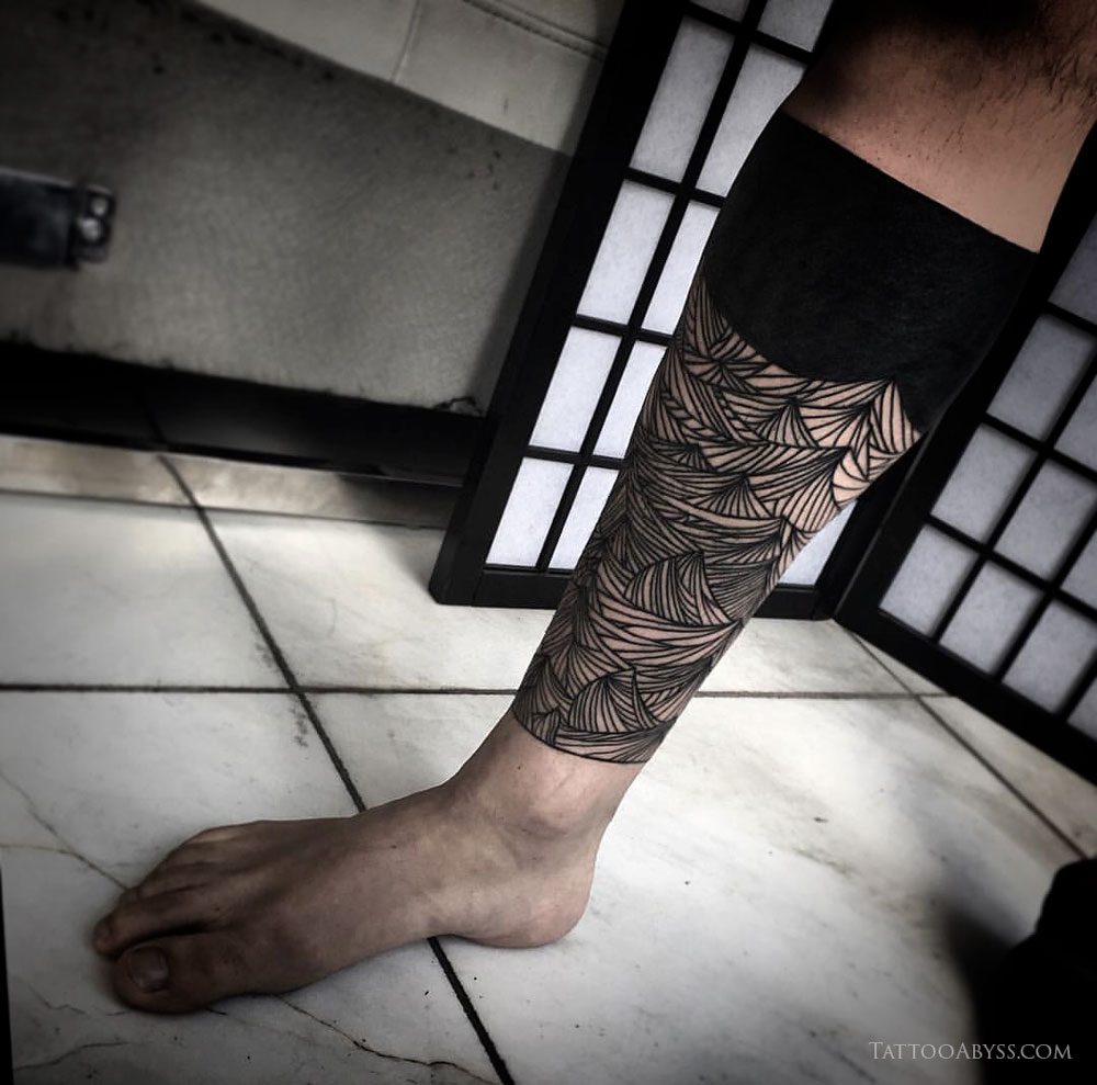 Dark art the rise of the blackout tattoo  Tattoos  The Guardian