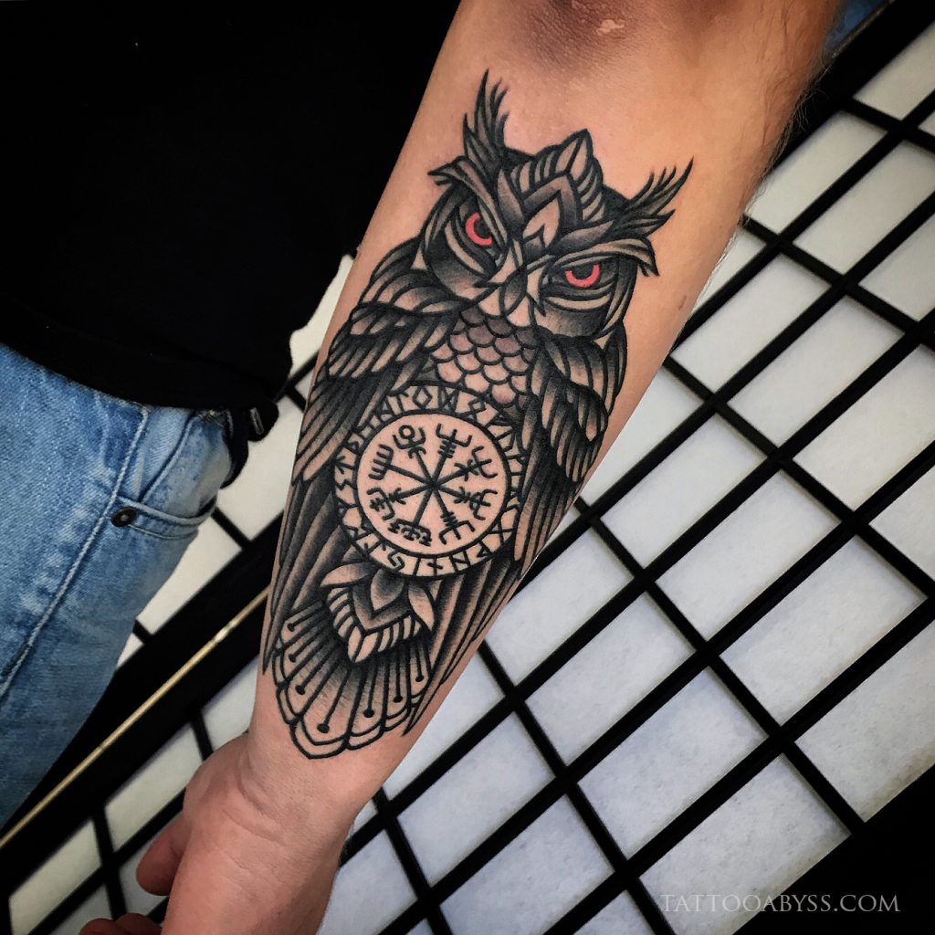 Owl - Tattoo Abyss Montreal