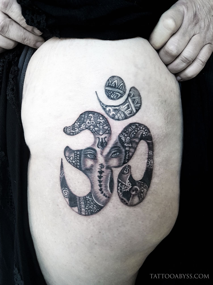 Recent backpiece I can't wait to finish 😎 #ganesh #tattoo #tattoos #b... |  TikTok