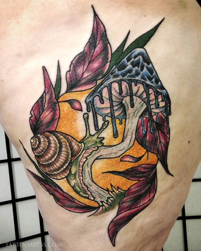 17 Traditional Snail Tattoos And Ideas