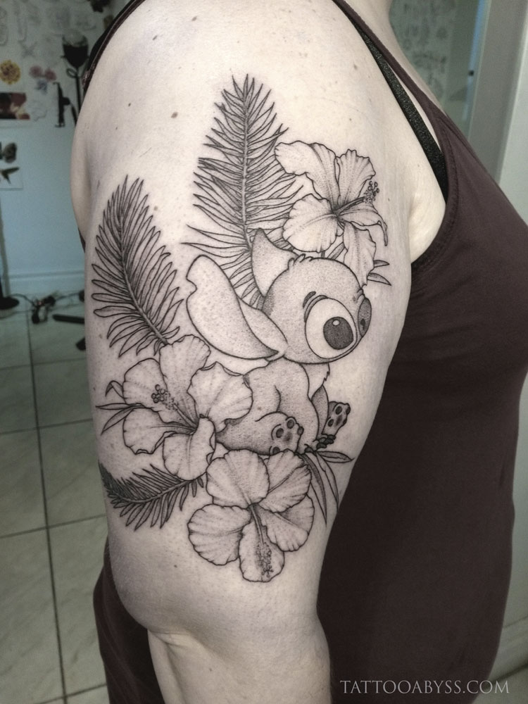 stitch-camille-tattoo-abyss - Tattoo Abyss Montreal
