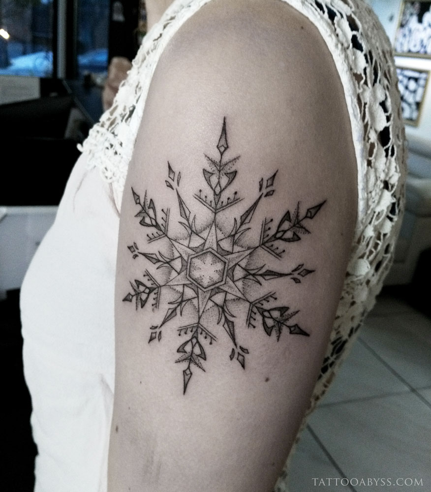 Galway Bay Tattoo - A snowflake mandala by Dmitri ❄️ For bookings with us  you can mail, call or pop in :) | Facebook