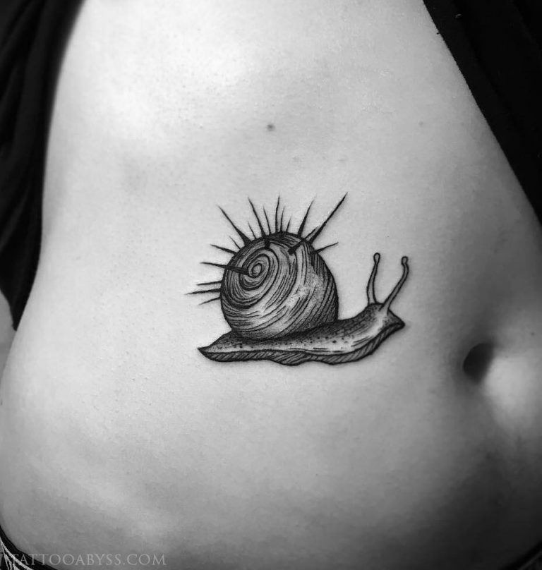 snail tattoo