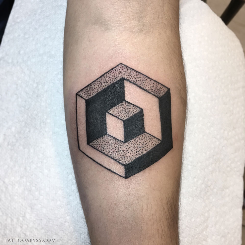 geometric-cube-angel-tattoo-abyss