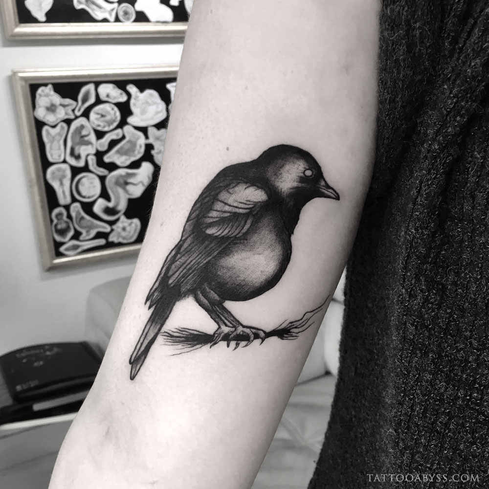 bird-angel-tattoo-abyss - Tattoo Abyss Montreal