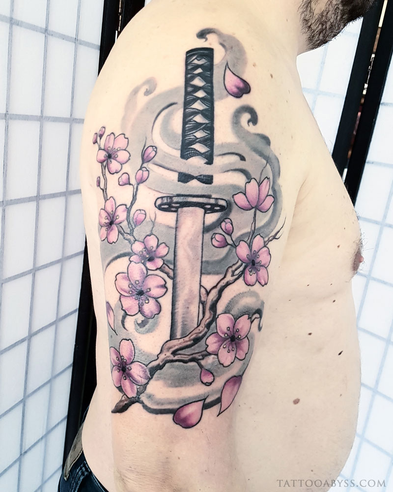 samurai-cherry-blossom-abby-tattoo-abyss