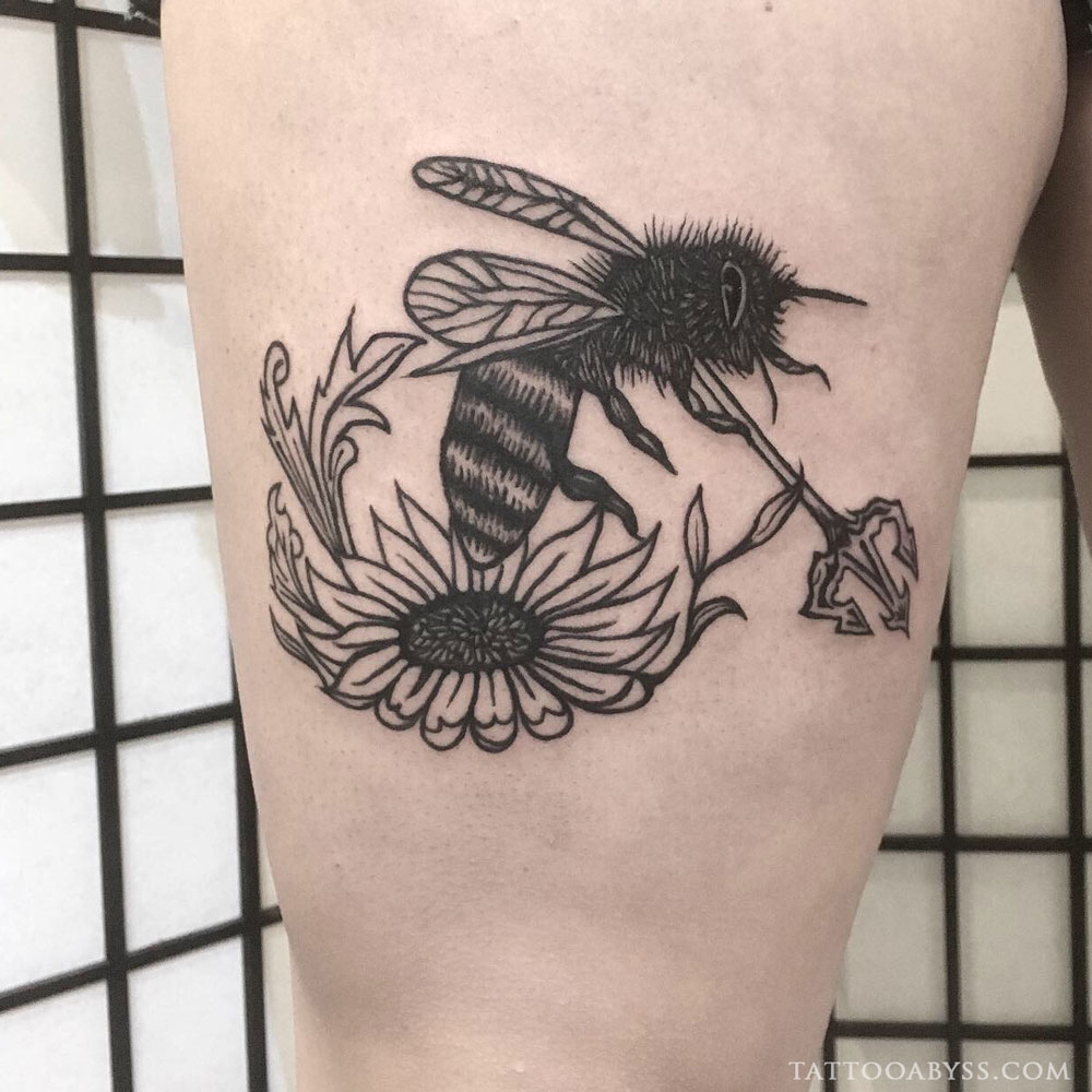 warrior-bee-angel-tattoo-abyss