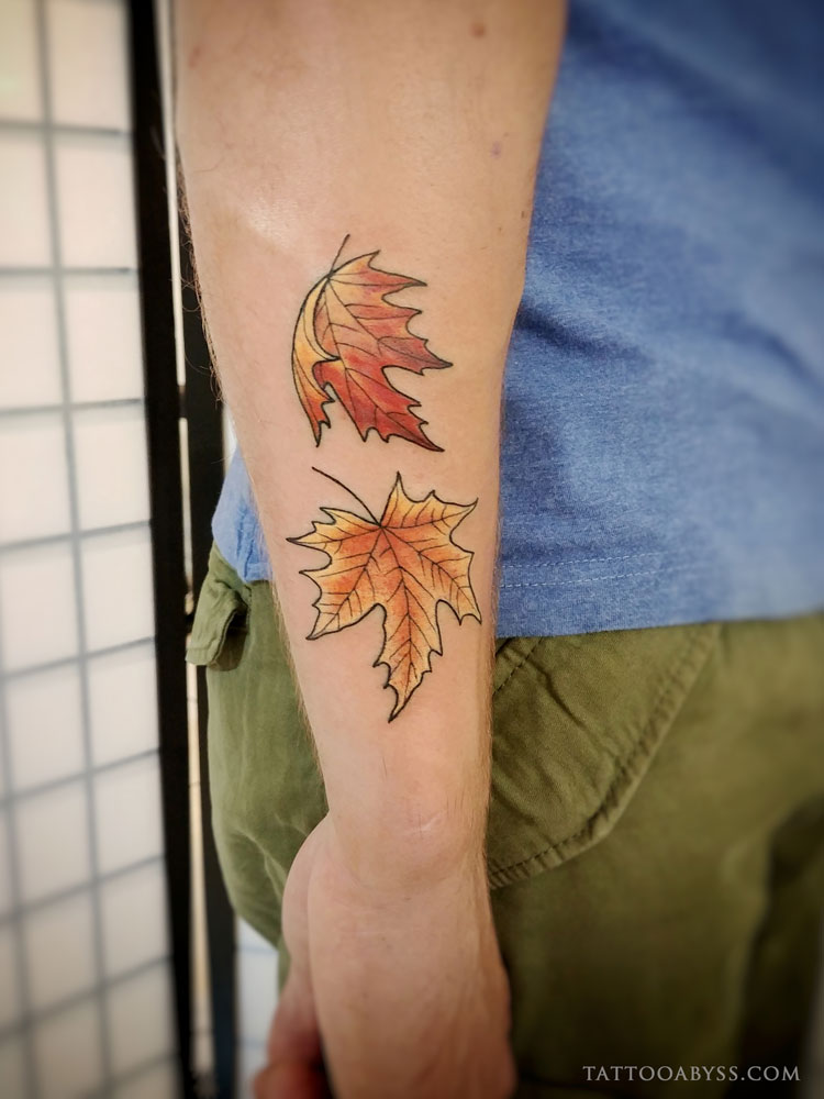 Maple Leaf Tattoo by faerielaurelyn on DeviantArt