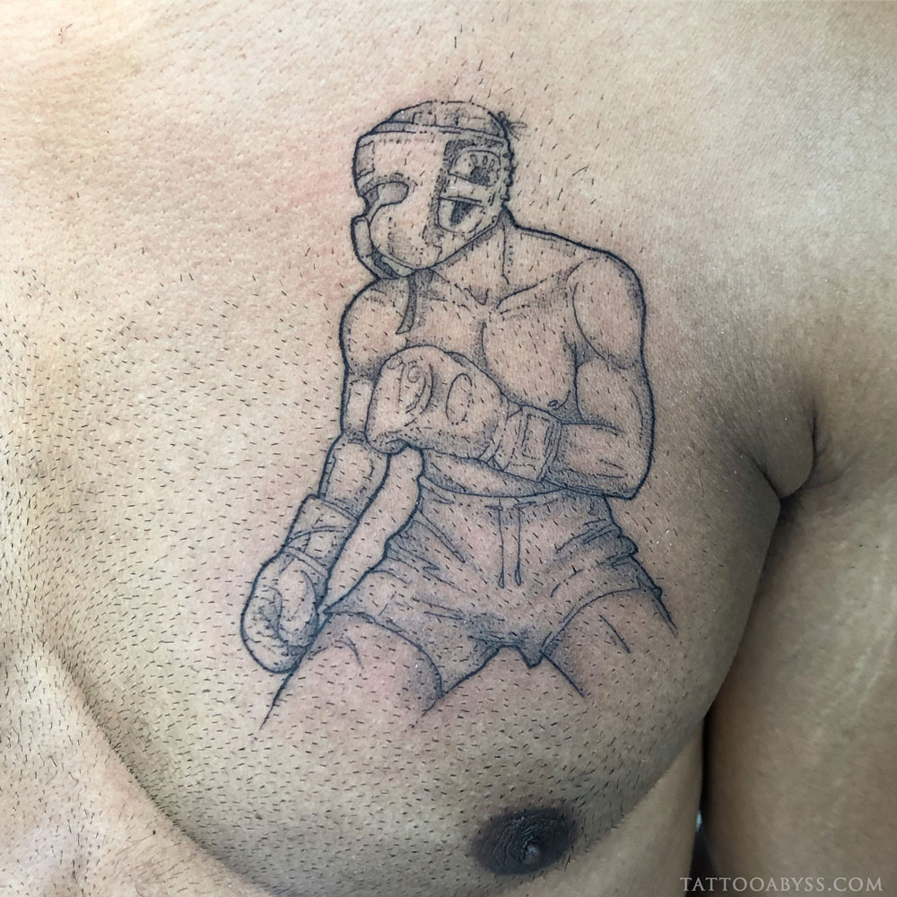 Татуировки тематика бокс