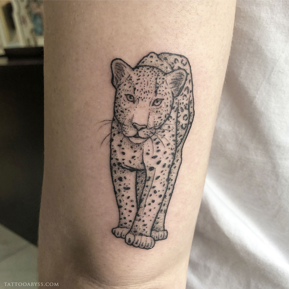 leopard tattoo thighTikTok Search