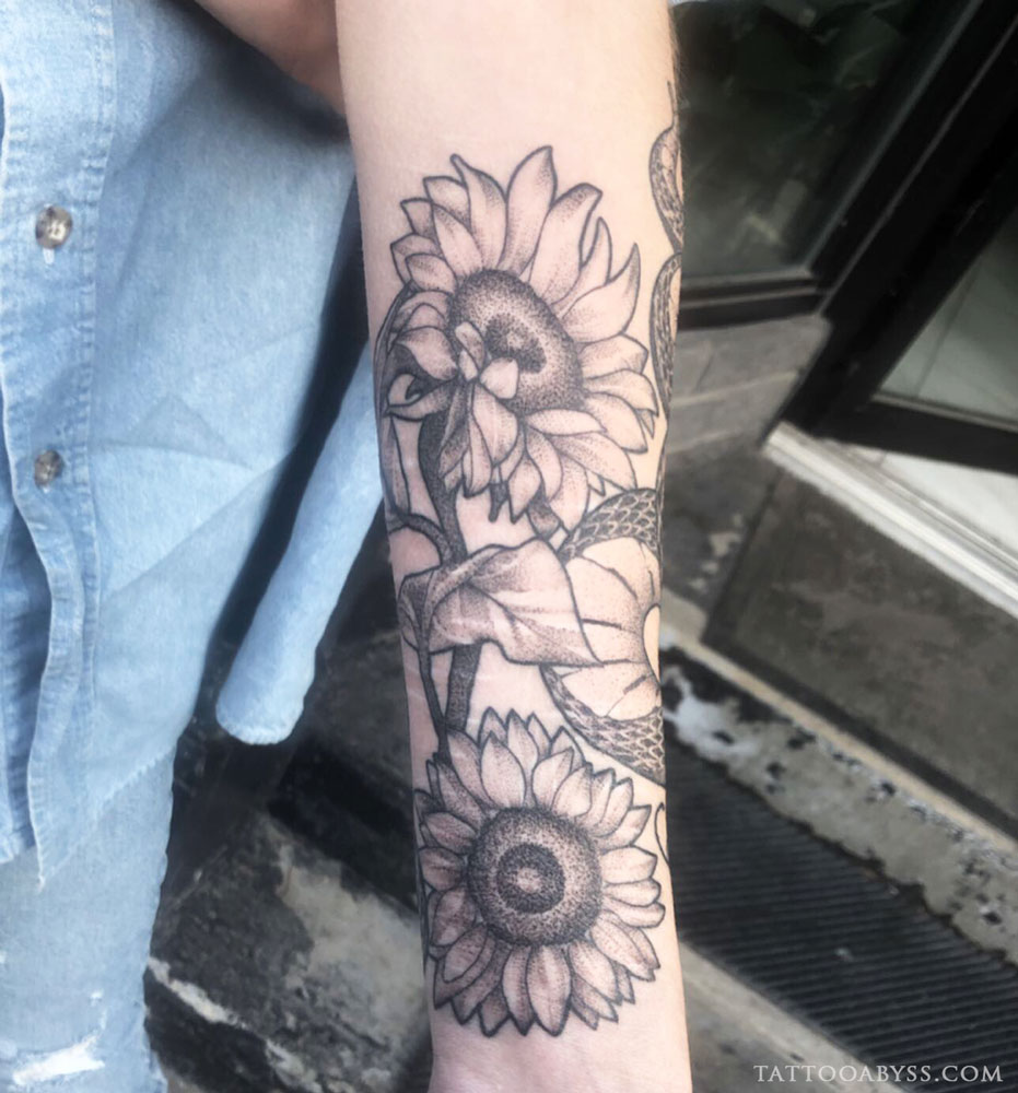 New Sunflower Tattoo Design and Ideas  YouTube