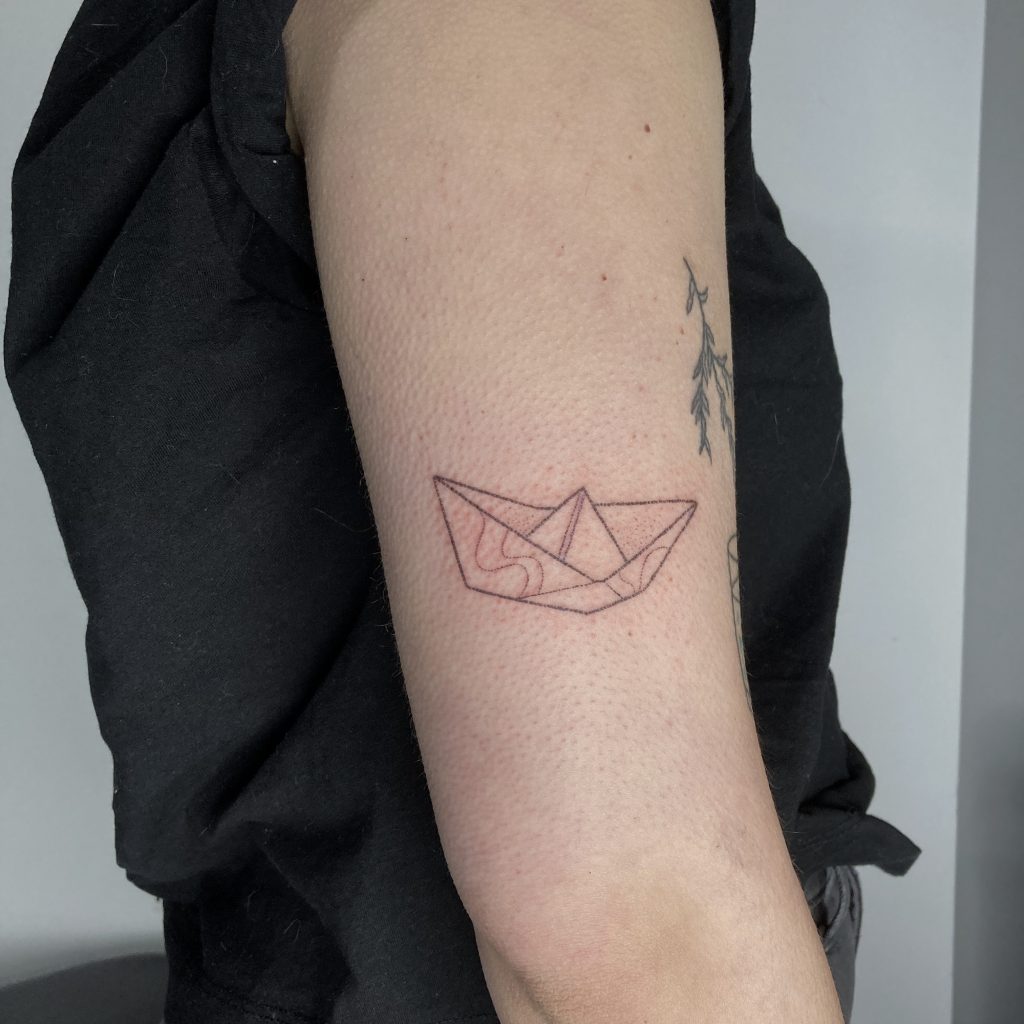 Sketch Tattoo Art - Half sleeve “Compass with boat” tattoo #sketchtattooart  | Facebook