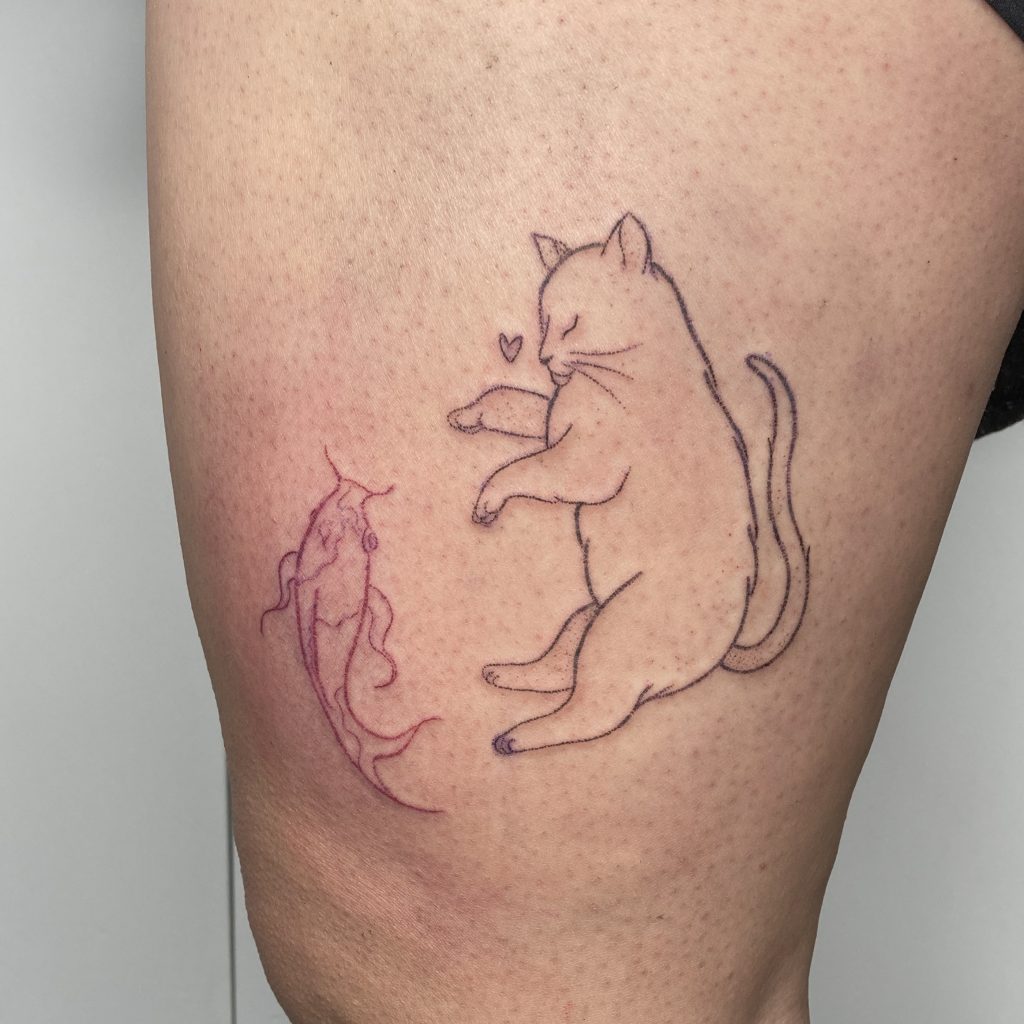 Cat Tattoo Designs  Meanings  Spiritual Luck 2019  Page 6 of 32   tracesofmybody com