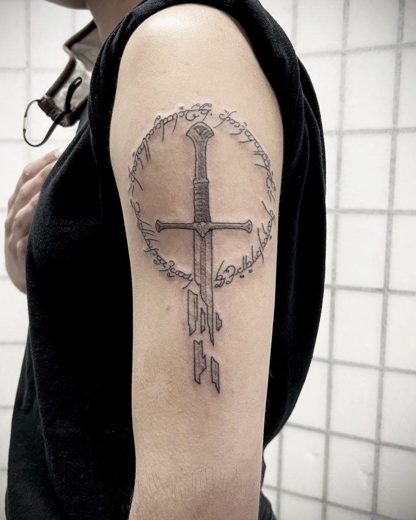 Lord Of The Rings by Nick Baxter TattooNOW