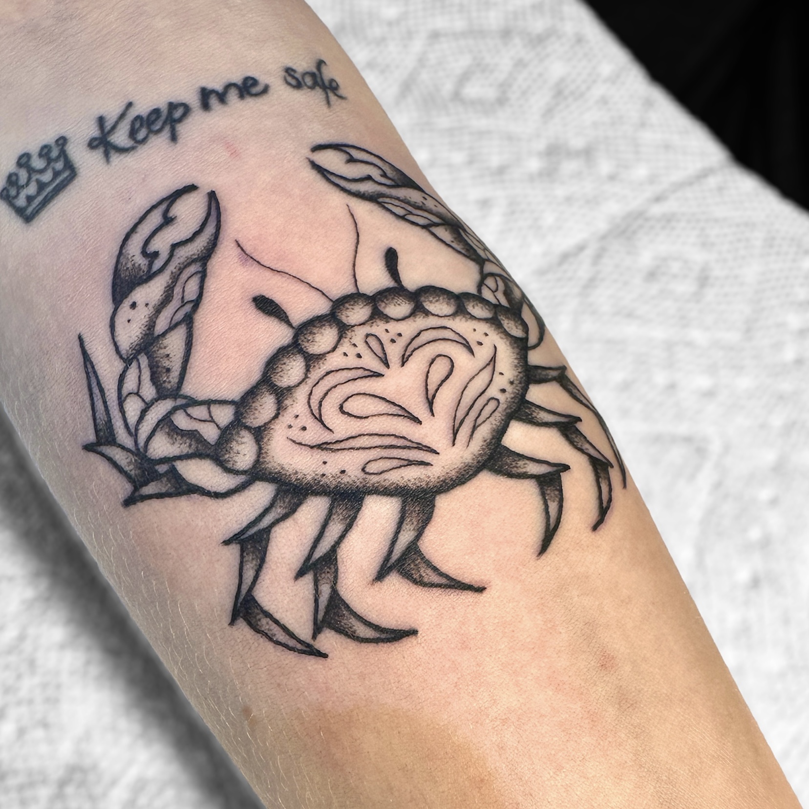 Crab - Tattoo Abyss Montreal