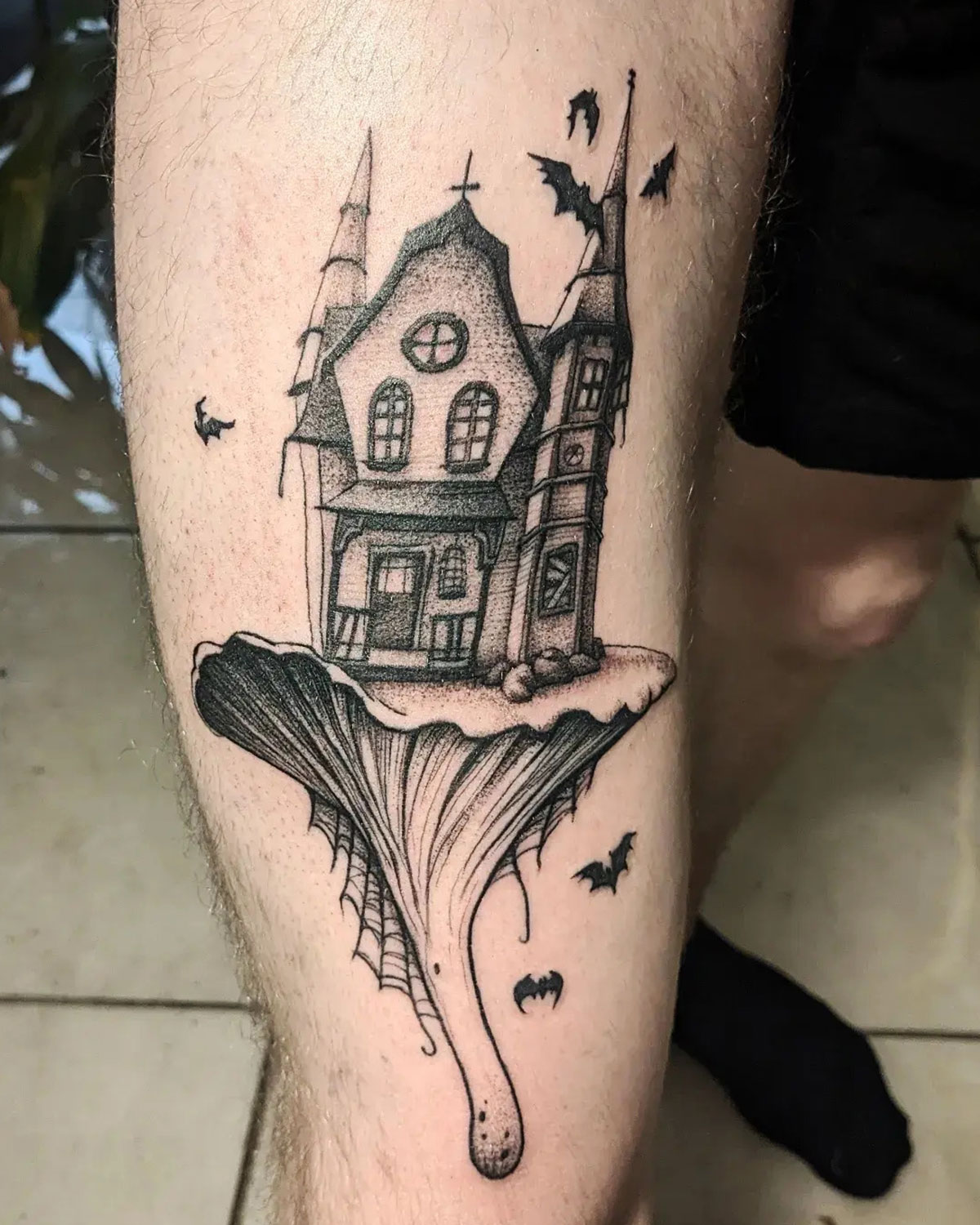 Haunted House Tattoo Sleeve | TikTok