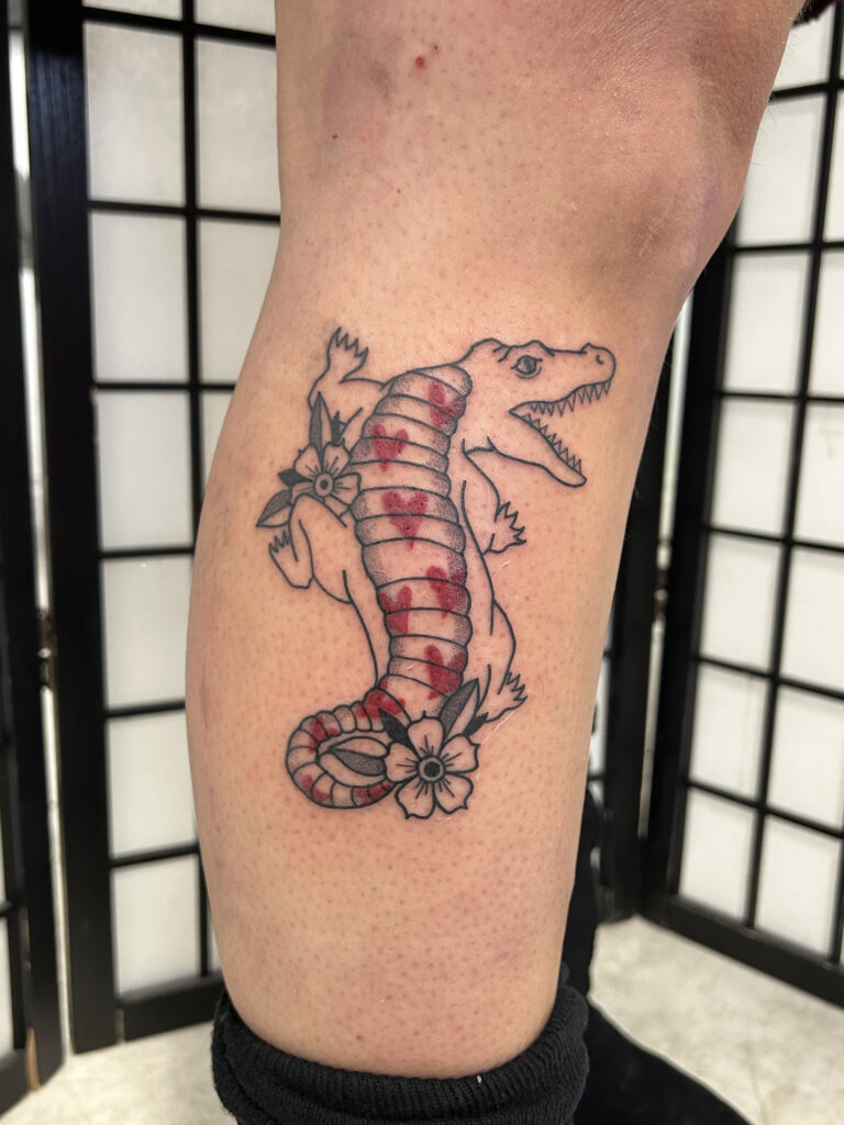 Realistic Crocodile Tattoo - Cecil Porter | Ink Chill | Crocodile tattoo,  Picture tattoos, Alligator tattoo